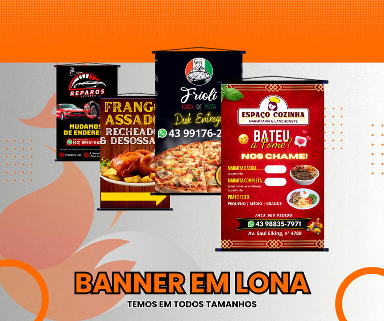 BANNER EM LONA